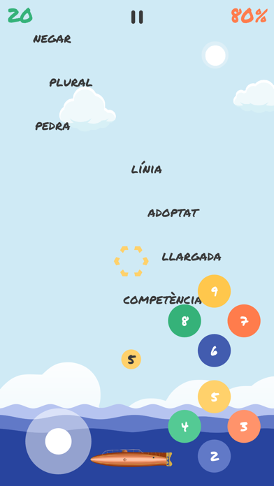 Defensa La Llengua: counting syllables, defended by the Ictineu submarine.
